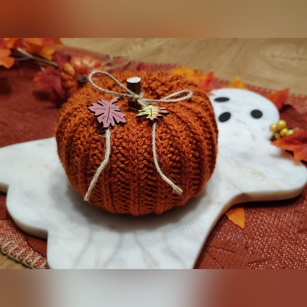 Handmade Burnt Orange Pumpkin